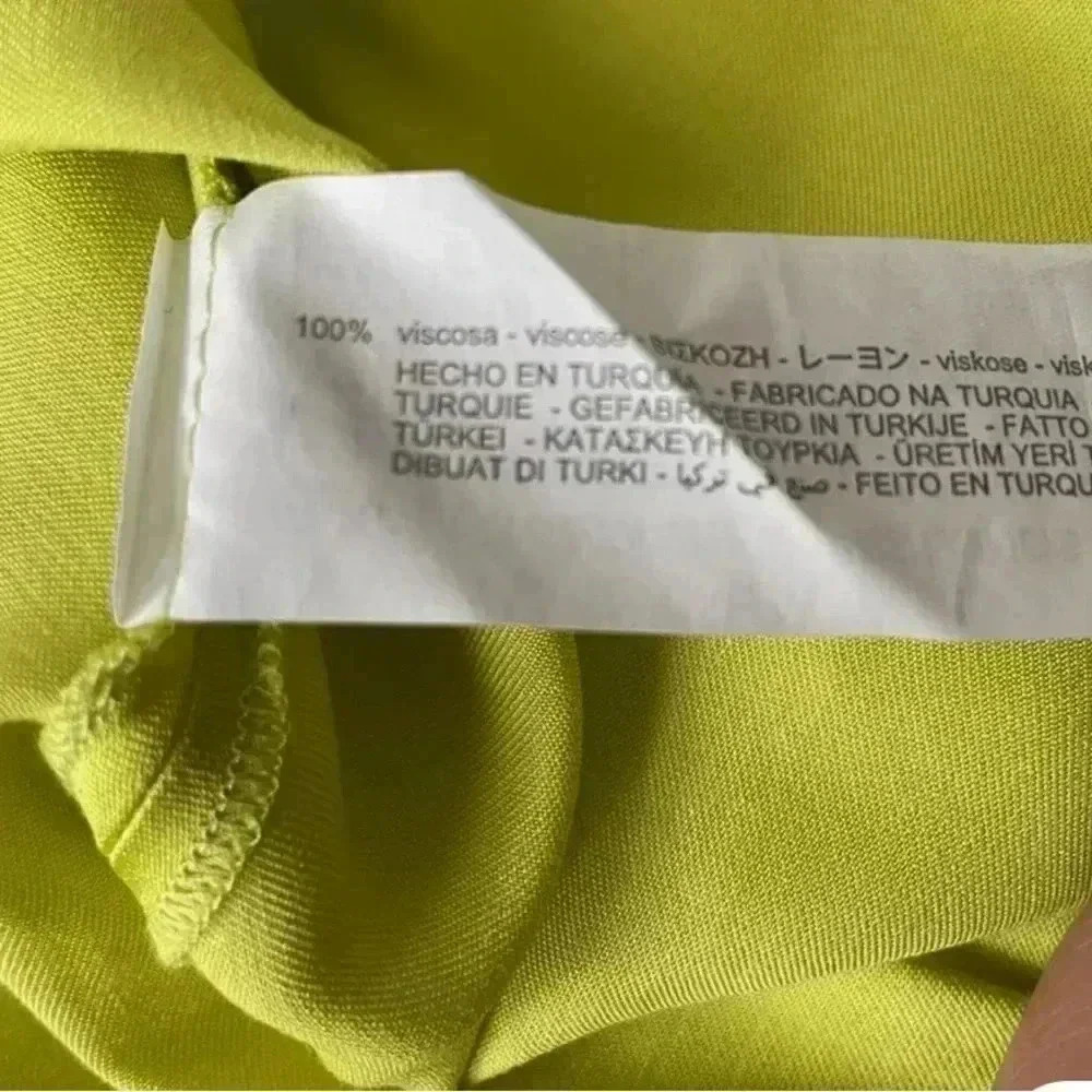 Zara Lime Green Dress - Picture 7 of 11